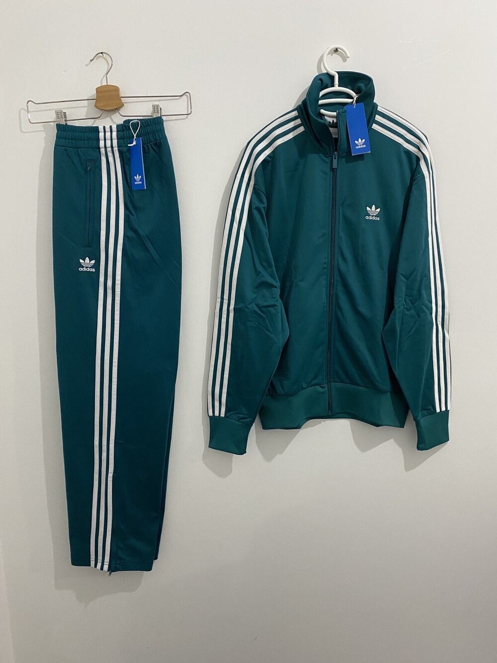 Adidas Originals Classics Firebird Tracksuit Legacy Teal White Size L